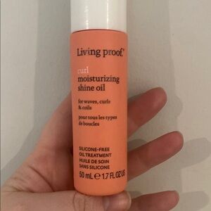 Living Proof curl moisturizing shine oil NWT
